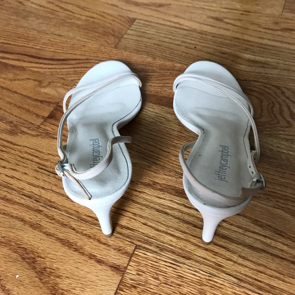 Jeffrey Campbell Off White Morph Slingback Sandals - Picture 5 of 7